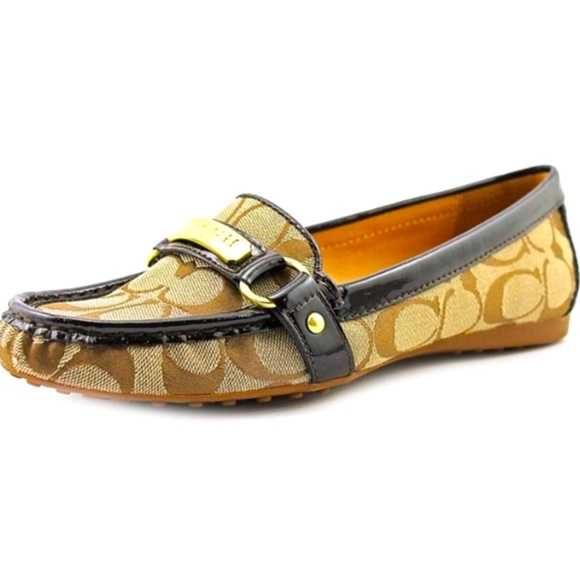 Coach Shoes - coach felisha flats brown size 8.5 new!
